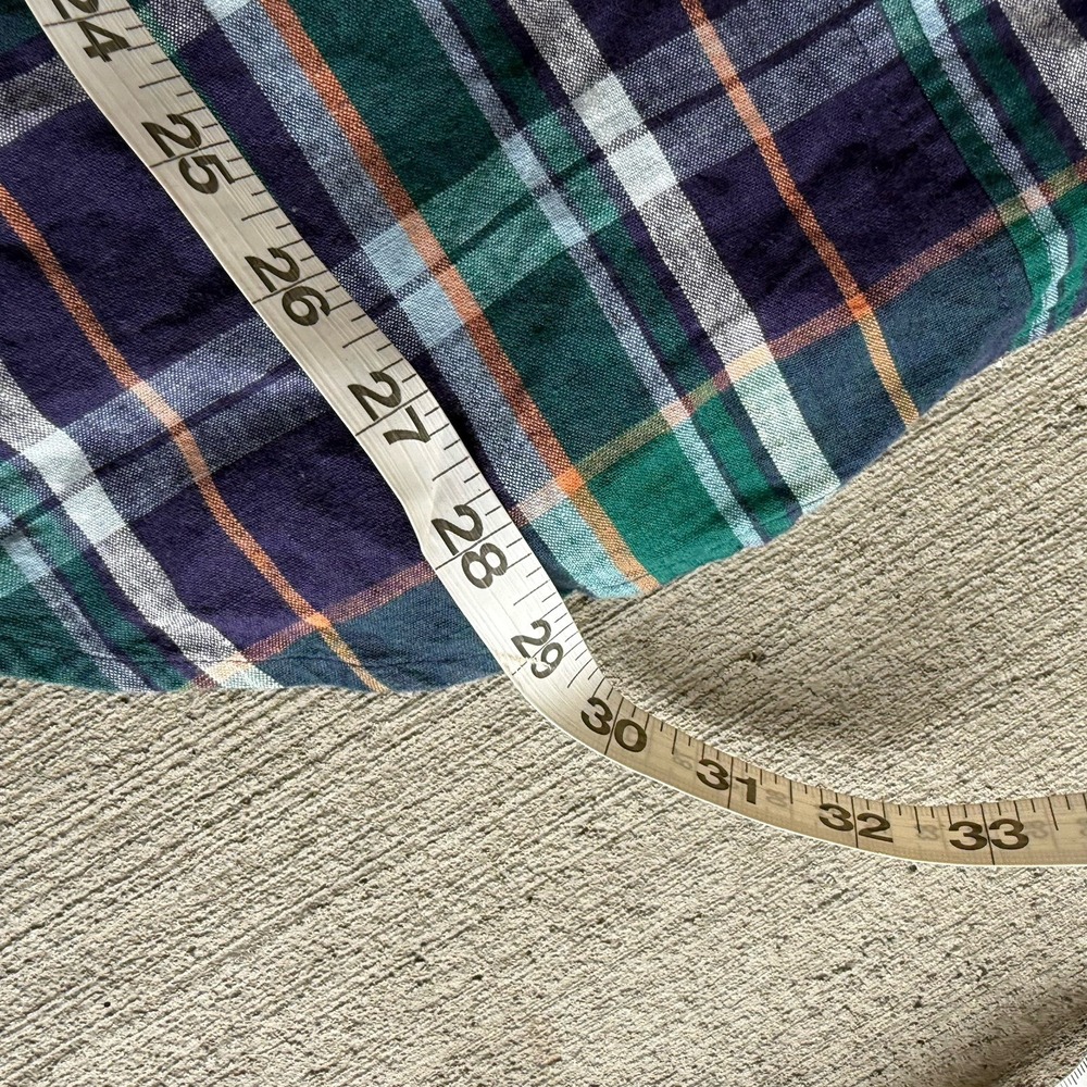 Rag & Bone Fit 2 Flannel Shirt Men's Medium Japanese Plaid Button Front - Picture 6 of 6
